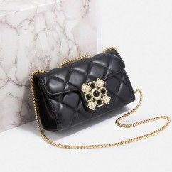 Soft PU Leather Women’s Shoulder Crossbody Bag Chic Quilted Underarm Bag Small Chanel-Style Handbag