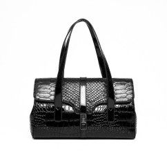 Luxury Snake Pattern Women's Handbag Purses PU Leather Shoulder Bag Ladies Multifunction Bag